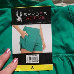 Women's Green Shorts